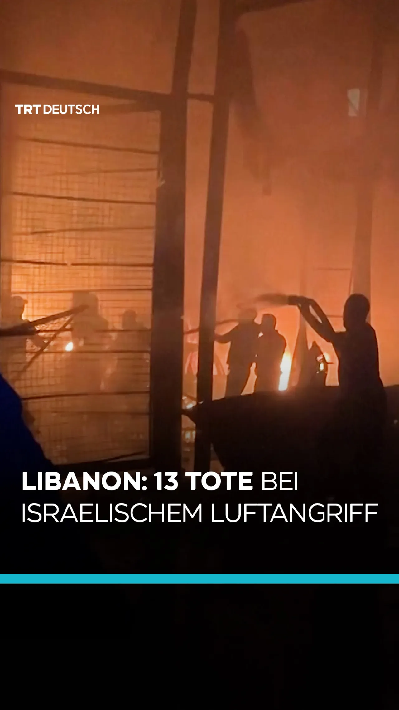 Libanon: 13 Tote bei israelischem Luftangriff