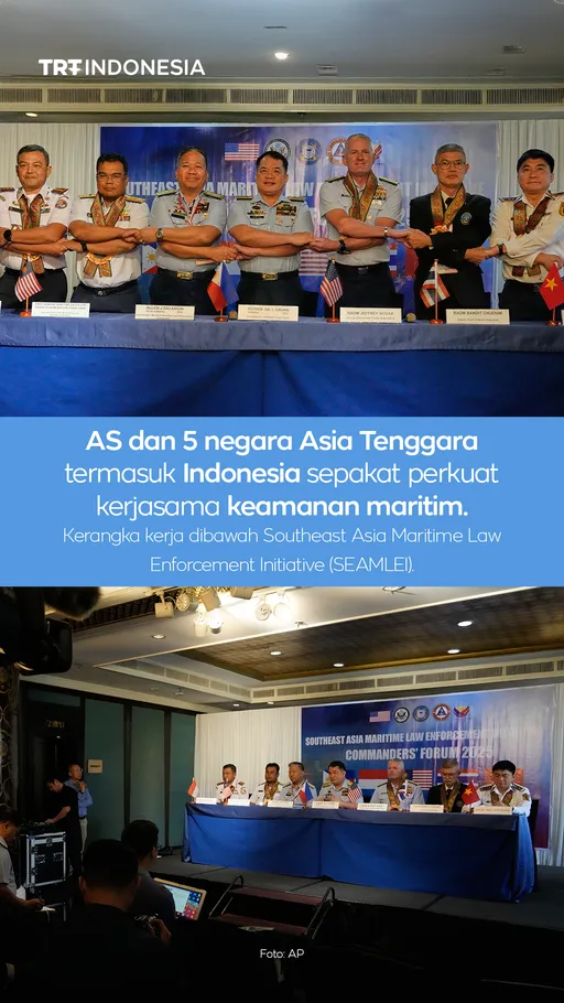 AS dan 5 negara Asia Tenggara termasuk Indonesia sepakat perkuat kerjasama keamanan maritim.