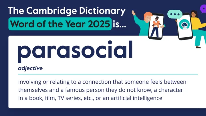 «Параәлеуметтік» сөзі «Cambridge» сөздігі тарапынан жыл сөзі болып таңдалды