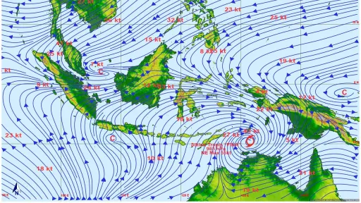 Bibit Siklon Tropis 97S menguat di Laut Timor, BMKG peringatkan cuaca ekstrem