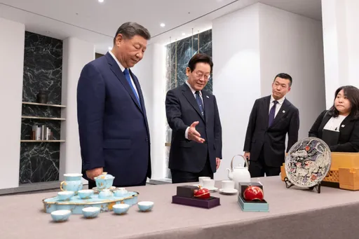 Xi's joke about phone security draws laughter from South Korean president