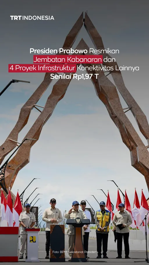 Presiden Prabowo resmikan Jembatan Kabanaran dan 4 proyek infrastruktur senilai Rp1,97 Triliun