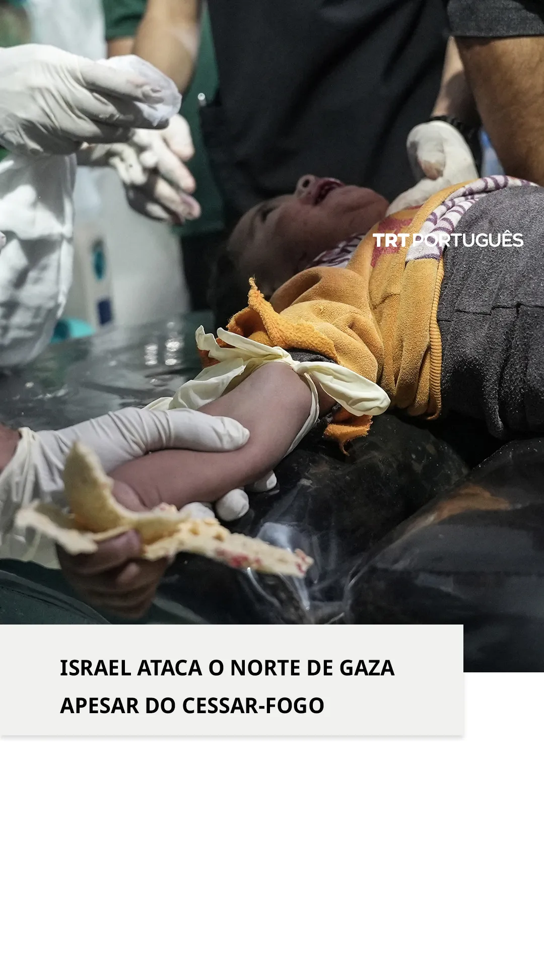 Israel viola mais uma vez o cessar-fogo com um ataque mortífero no norte de Gaza