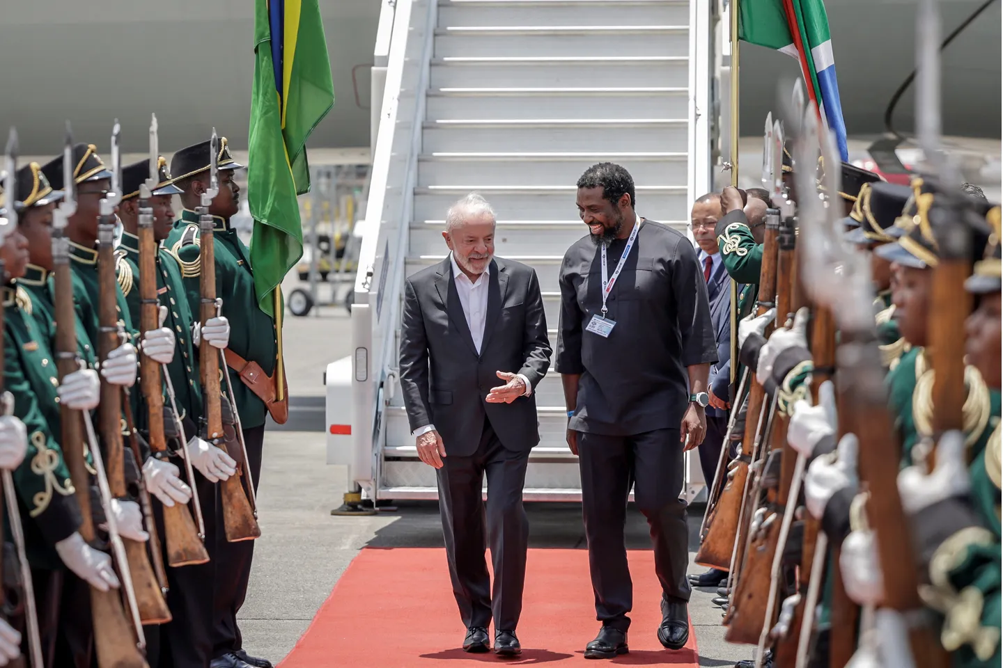World leaders arrive for first African G20 summit