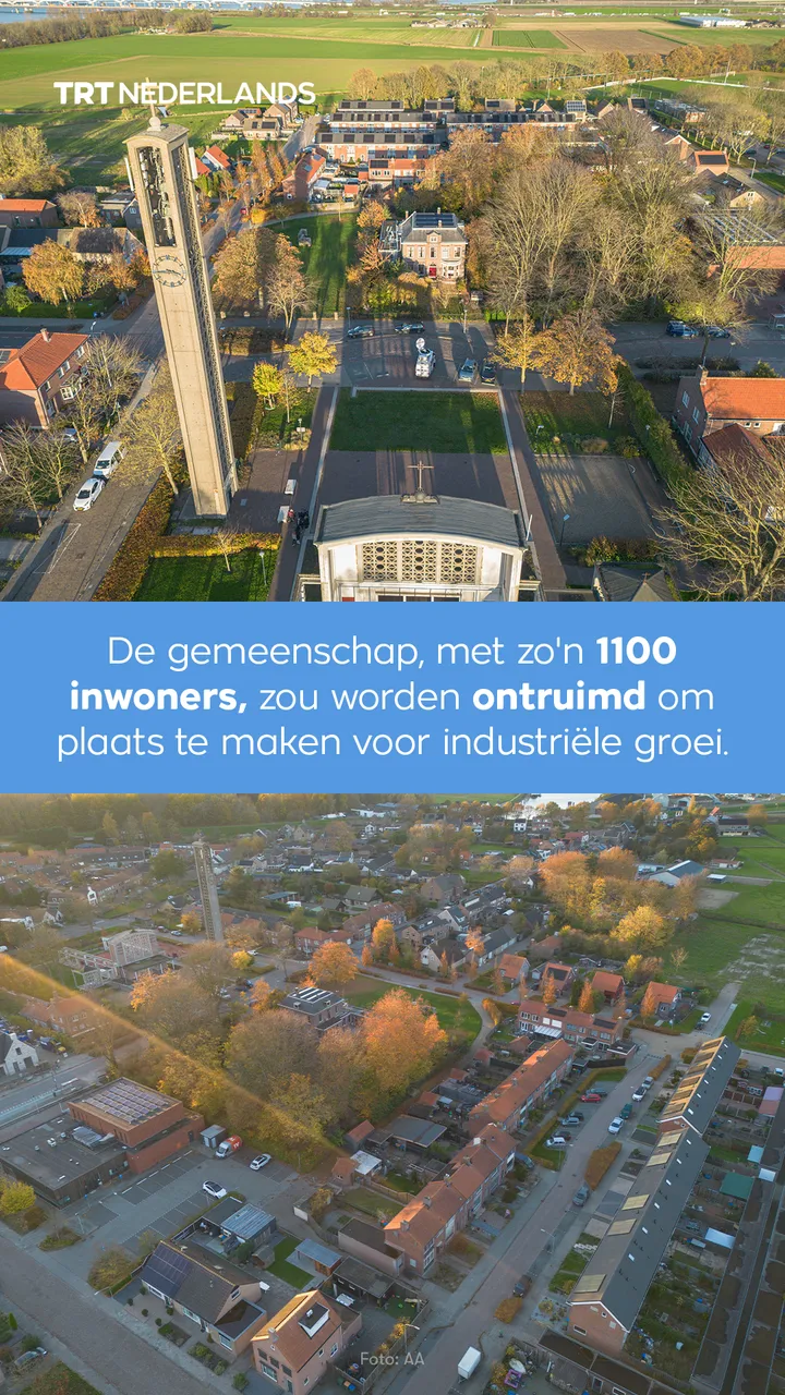 Nederlands dorp dreigt te verdwijnen vanwege uitbreiding industriezone