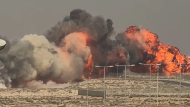 India's home-built fighter jet crashes at Dubai air show, killing pilot