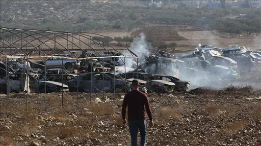 یورش شهرک‌نشینان غیرقانونی اسرائیلی به فلسطینیان در کرانه باختری اشغالی