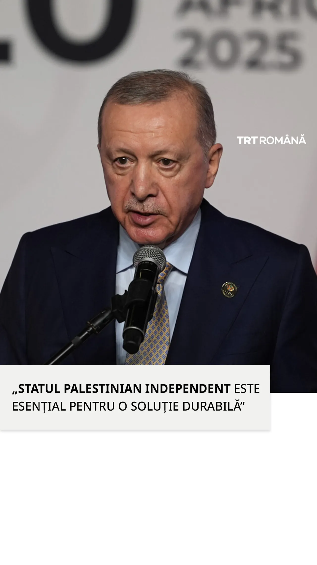 „Statul palestinian independent este esențial pentru o soluție durabilă”