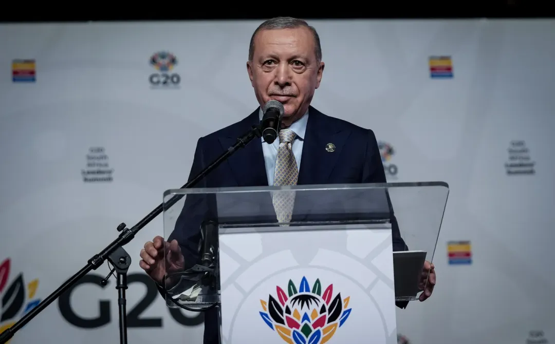 Turkish president says 'determined, consistent' global response can 'stop Netanyahu'