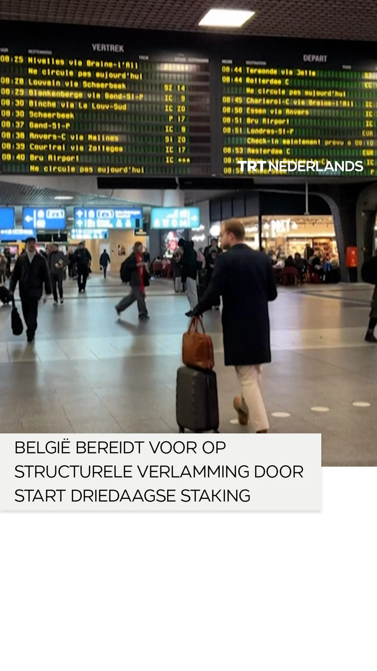 België bereidt voor op structurele verlamming door driedaagse staking