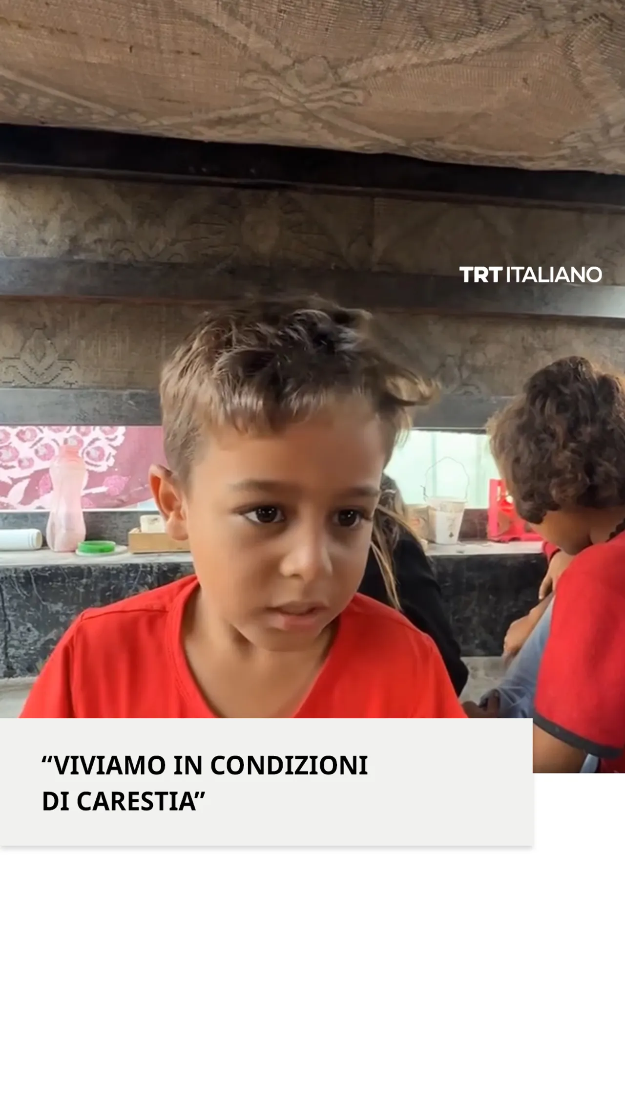 I bambini palestinesi raccontano l'uccisione dei loro genitori a Gaza