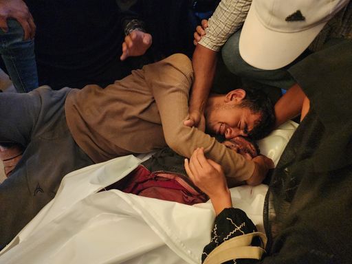 Destruction in Gaza after Israeli artillery strike