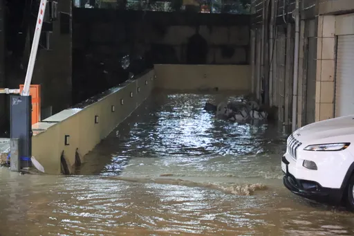 Heavy rains shatter section of Israel’s separation wall in occupied West Bank