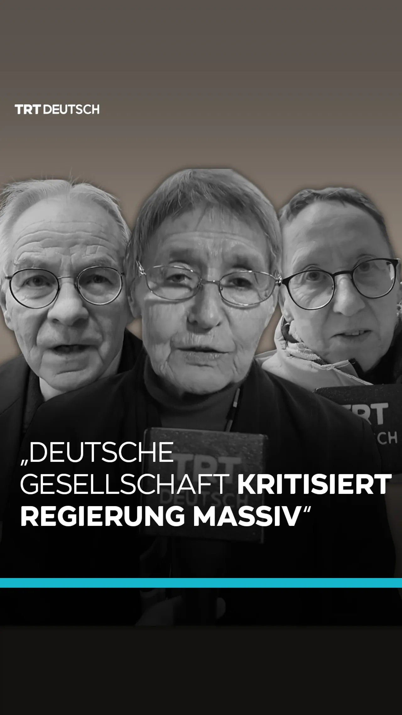 „Deutsche Gesellschaft
kritisiert Regierung massiv“