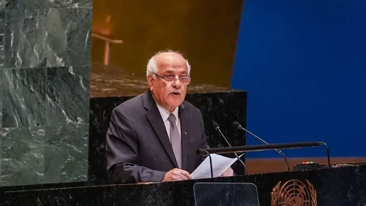 نماینده فلسطین در سازمان ملل: فلسطینی‌ها با وجود آتش‌بس همچنان کشته می‌شوند و کمک‌ها محدود است