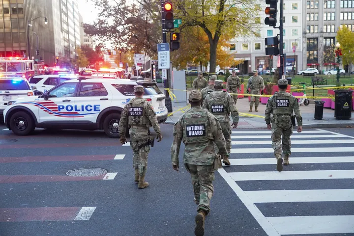 US National Guard members killed in shooting blocks from locked down White House
