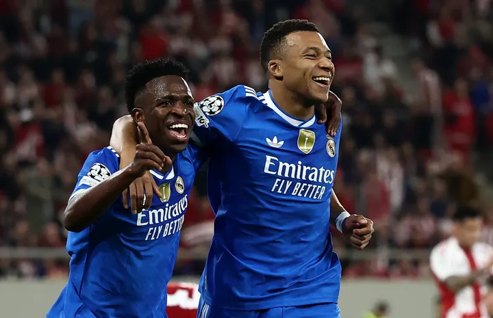 Mbappe da Vinicius za su koma aiki tare a wasan Real Madrid da Bayern Munich