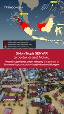 Siklon Tropis SENYAR terbentuk di atas Sumatra, cuaca ekstrem berlanjut