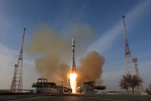 Soyuz mission blasts off with Russian crew, US astronaut aboard: space agency