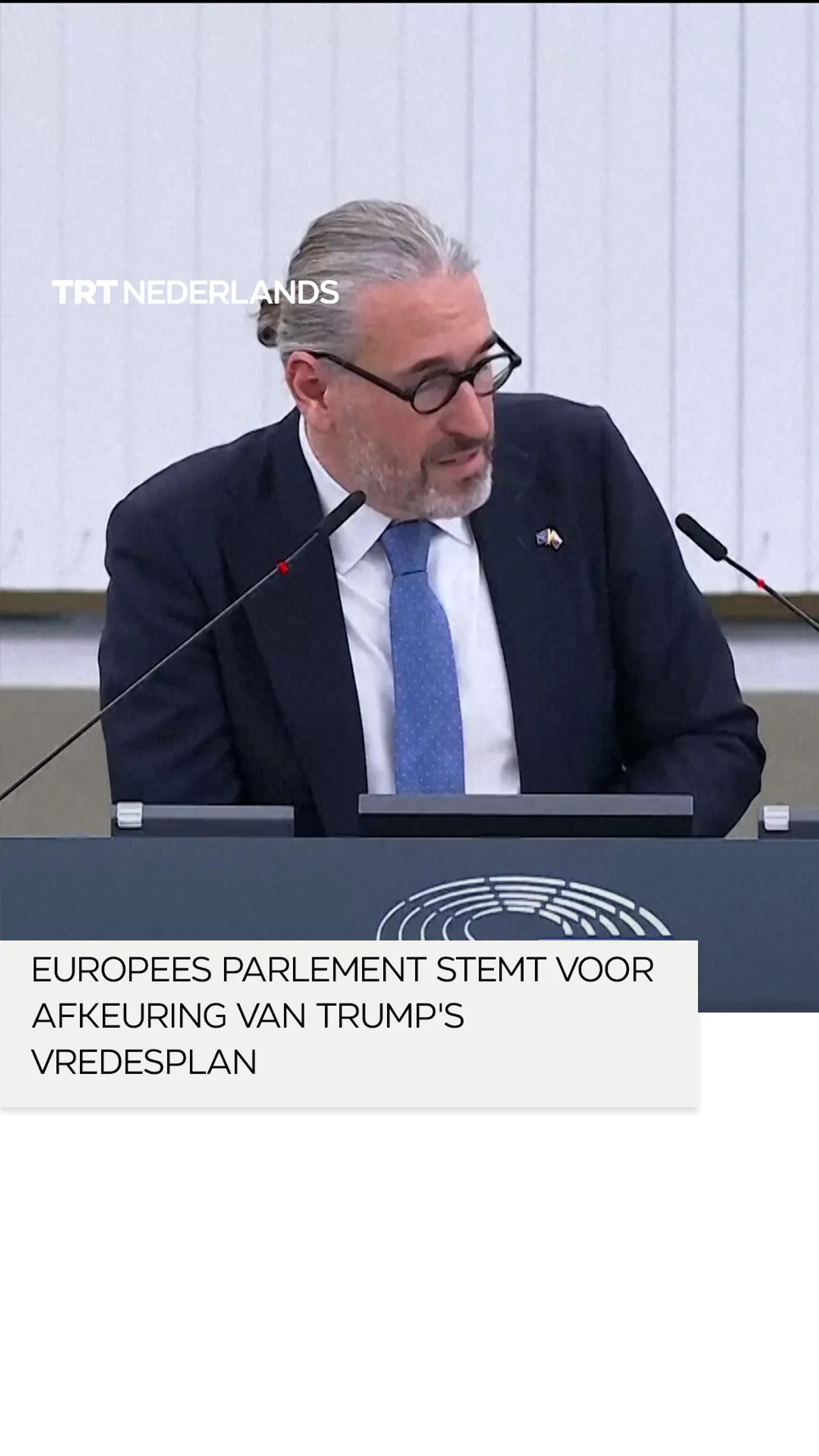 Het Europees Parlement stemt voor afkeuring van Trump's vredesplan voor Oekraïne