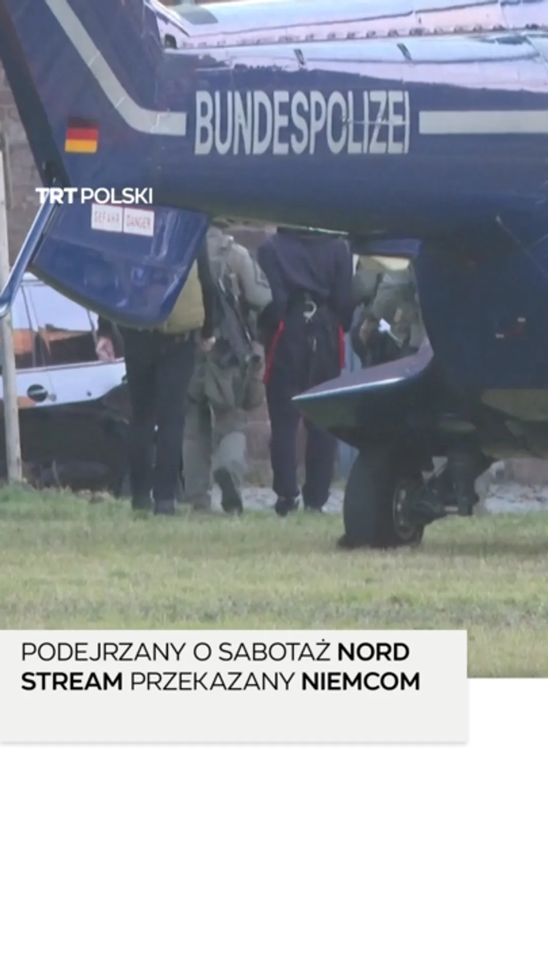Podejrzany o sabotaż Nord Stream przekazany Niemcom