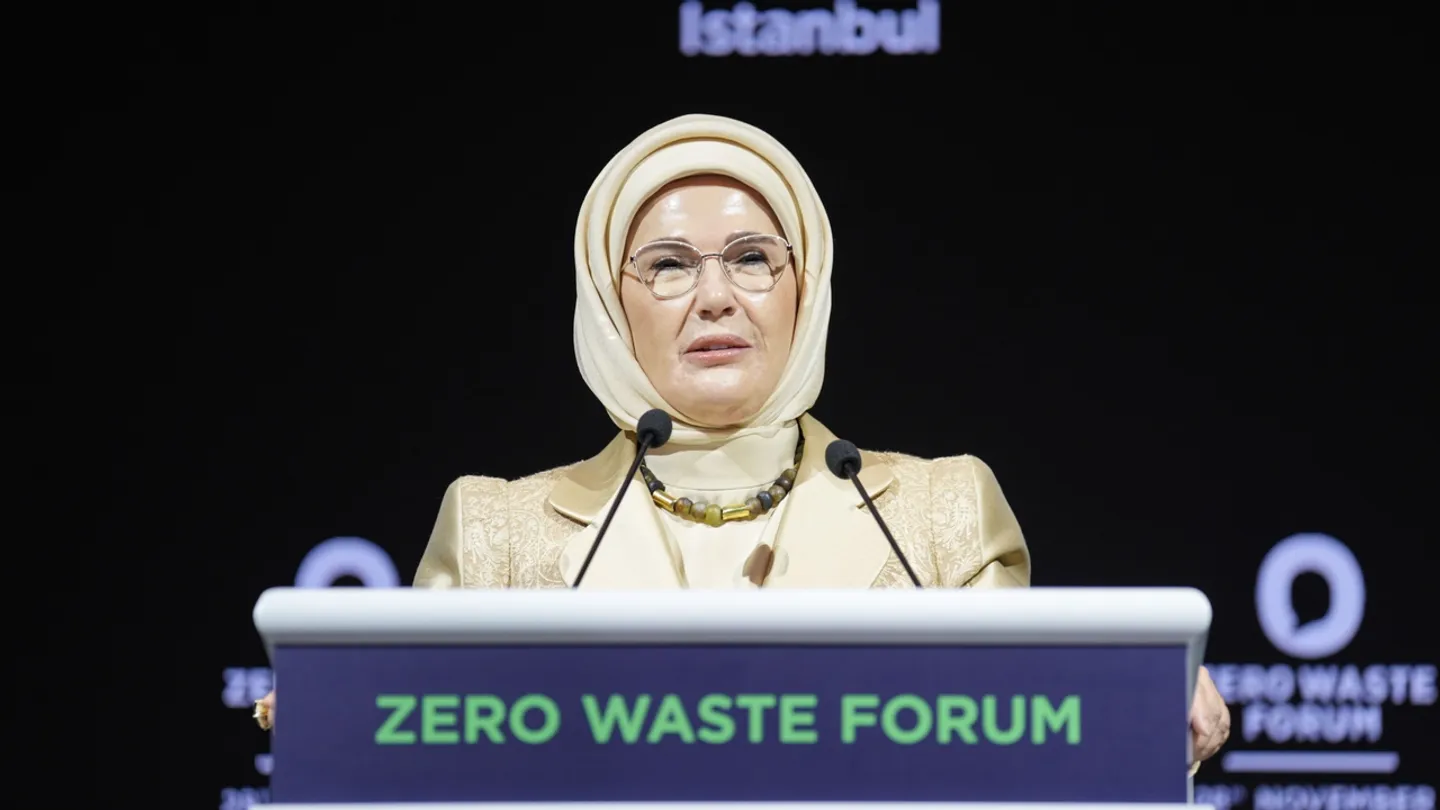 بانوی اول ترکیه خواستار اقدام جهانی برای مقابله با اتلاف غذا و آب شد