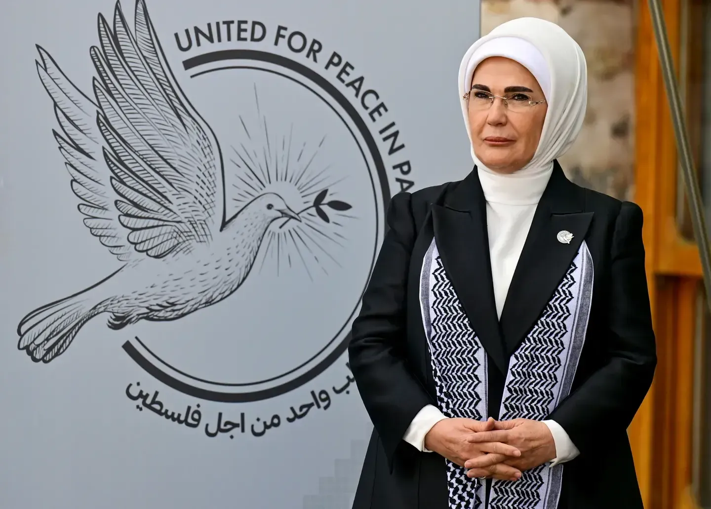 أمينة أردوغان: الوقوف إلى جانب الشعب الفلسطيني ضرورة يفرضها الضمير الإنساني