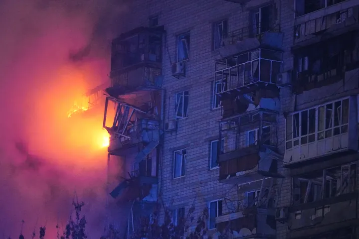 Russia drone strike kills one, wounds others near Kiev