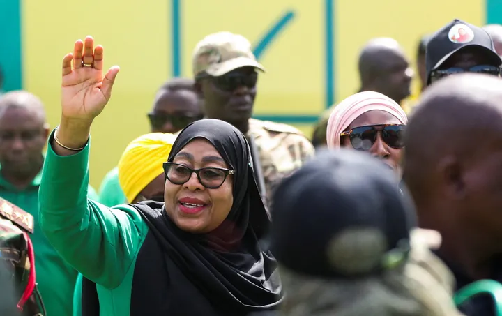 African leaders congratulate Tanzania’s Hassan on re-election