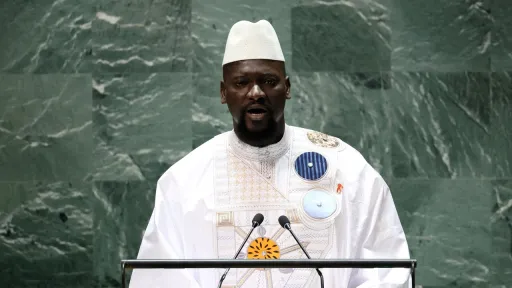 Guinea's transitional ruler Doumbouya files presidential bid