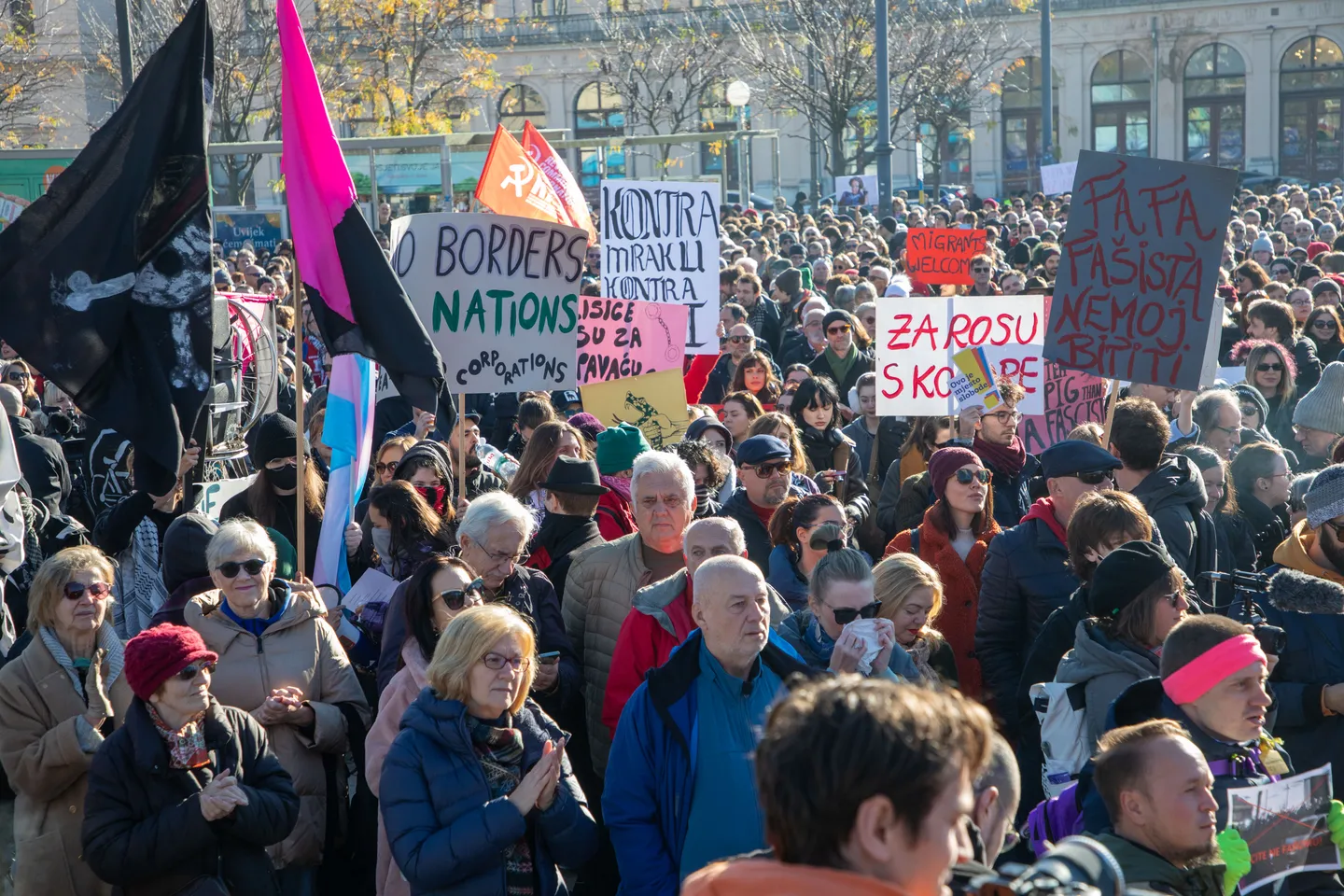 Hrvatska: Tisuće na okupljanju "Ujedinjeni protiv fašizma"