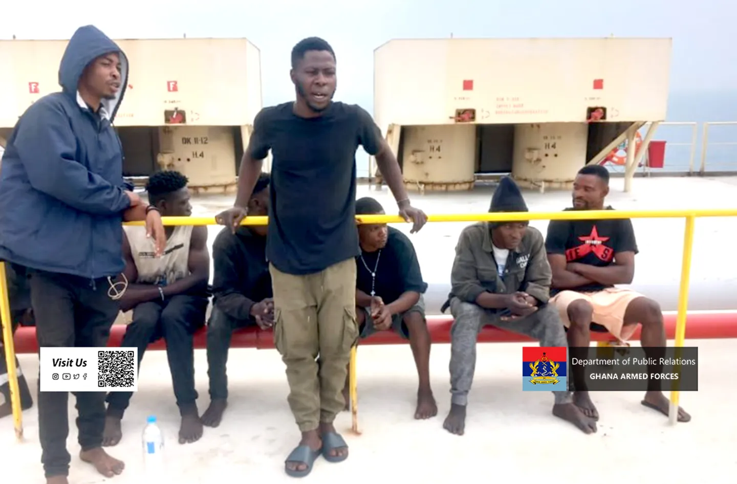 Sojojin Ruwa na Ghana sun kama ‘yan Nijeriya 10 da suka ɓuya a jirgin ruwan Panama a Tema