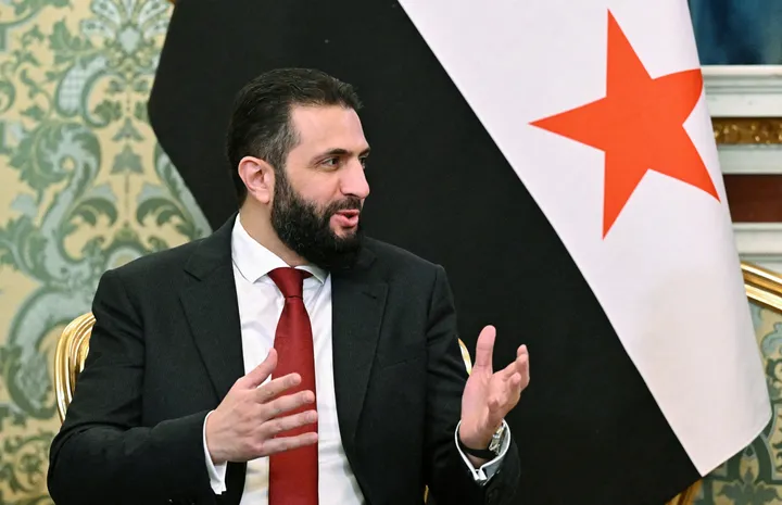 Syria's al Sharaa lands in US for meeting with Trump