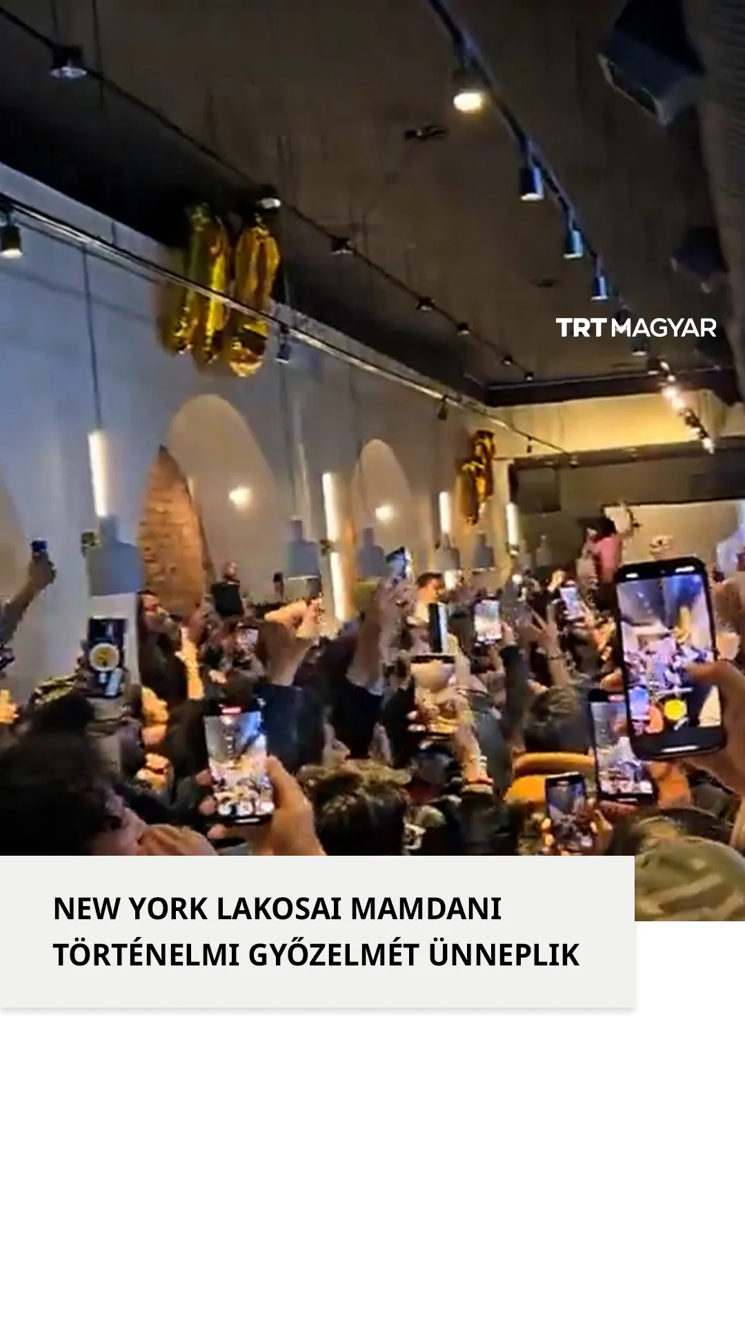 New York lakosai Mamdani történelmi győzelmét ünneplik