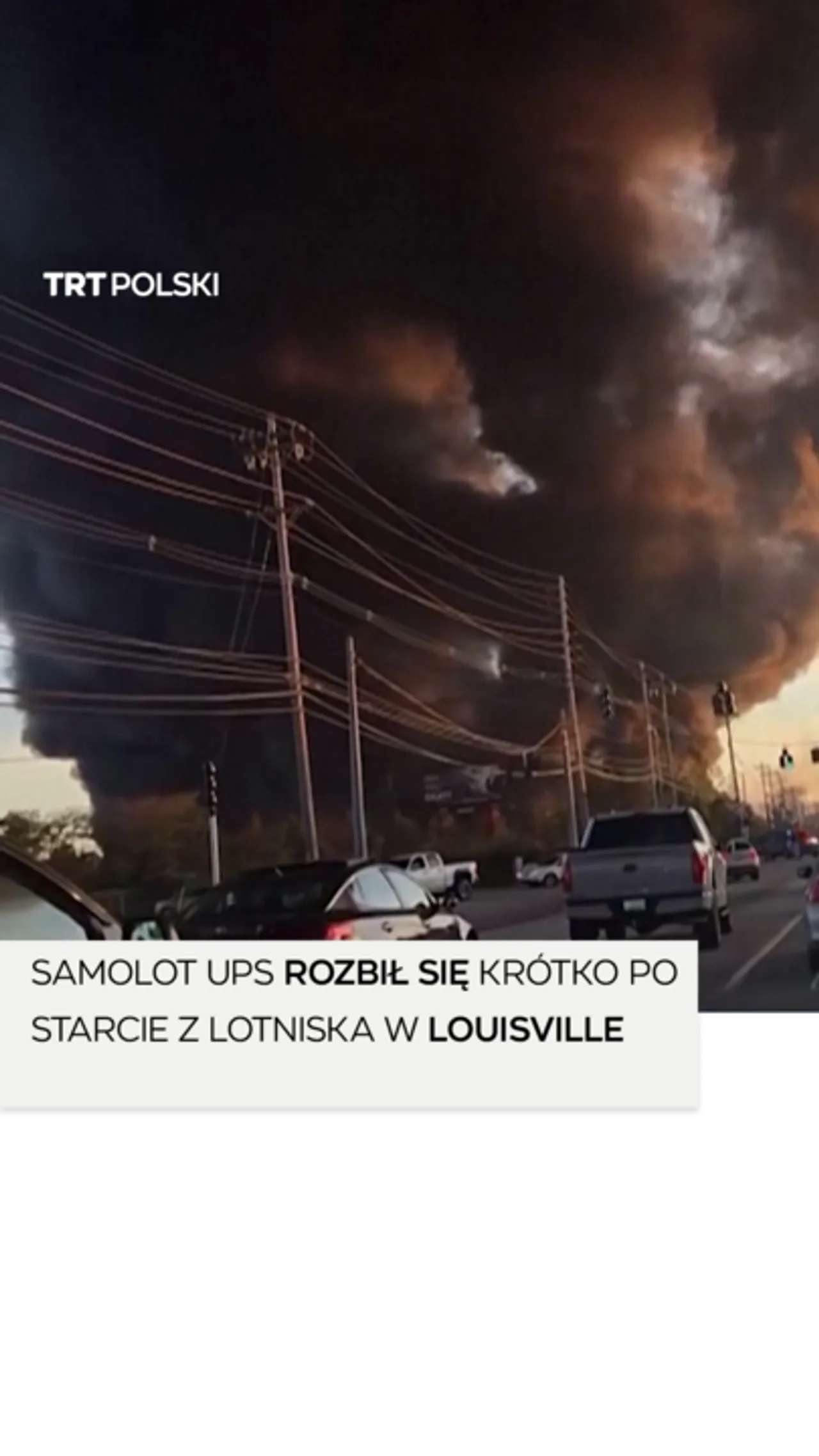 Samolot UPS rozbił się krótko po starcie z lotniska w Louisville