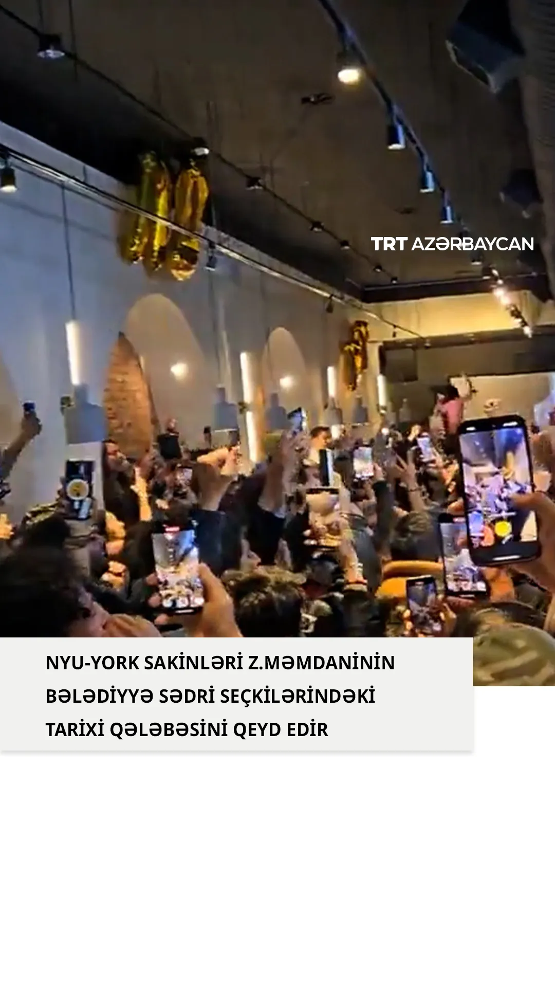Z.Məmdani Nyu-York bələdiyyə sədri seçkilərində tarixi qələbə qazanıb