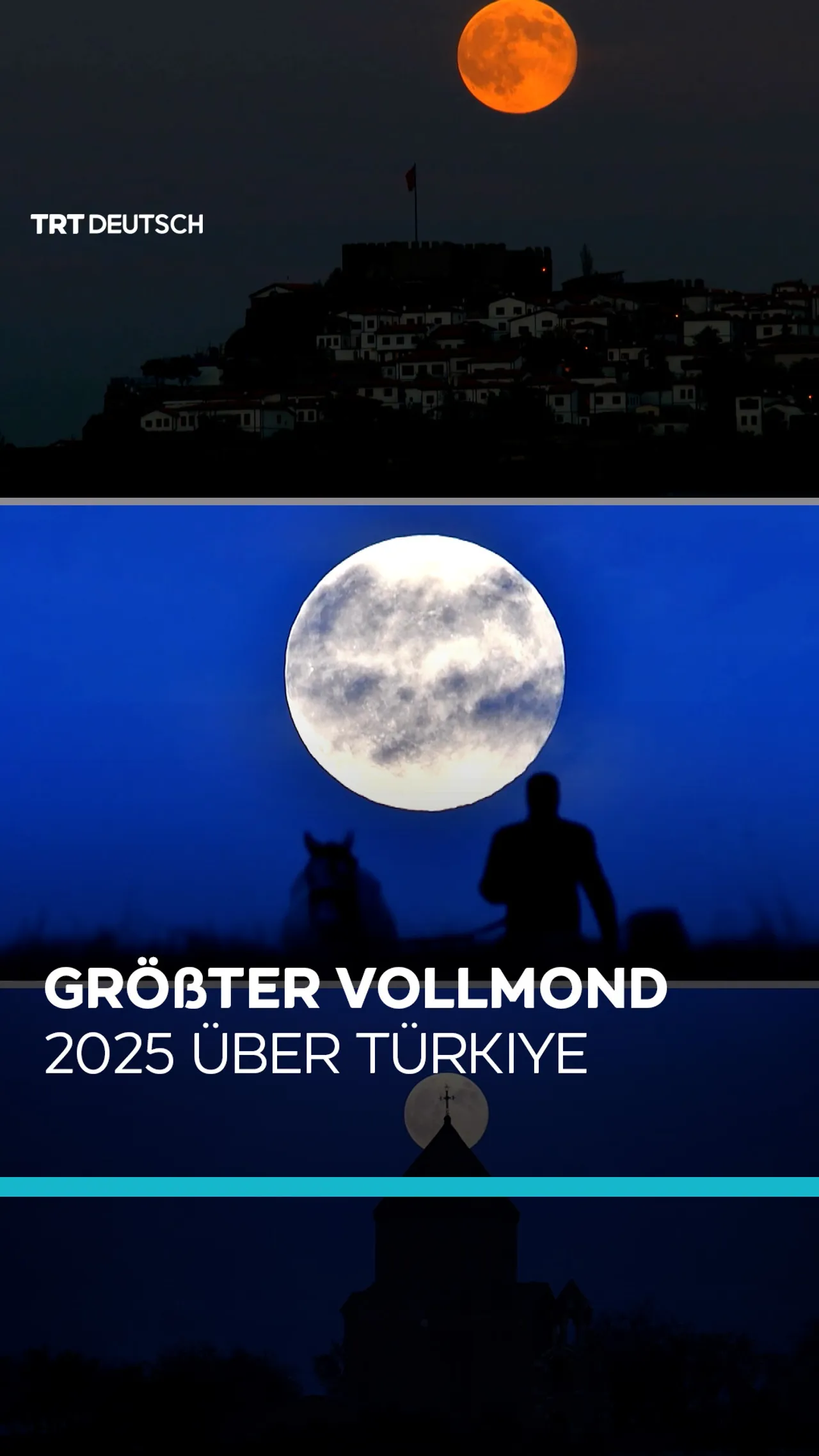 Größter Vollmond 2025 über Türkiye