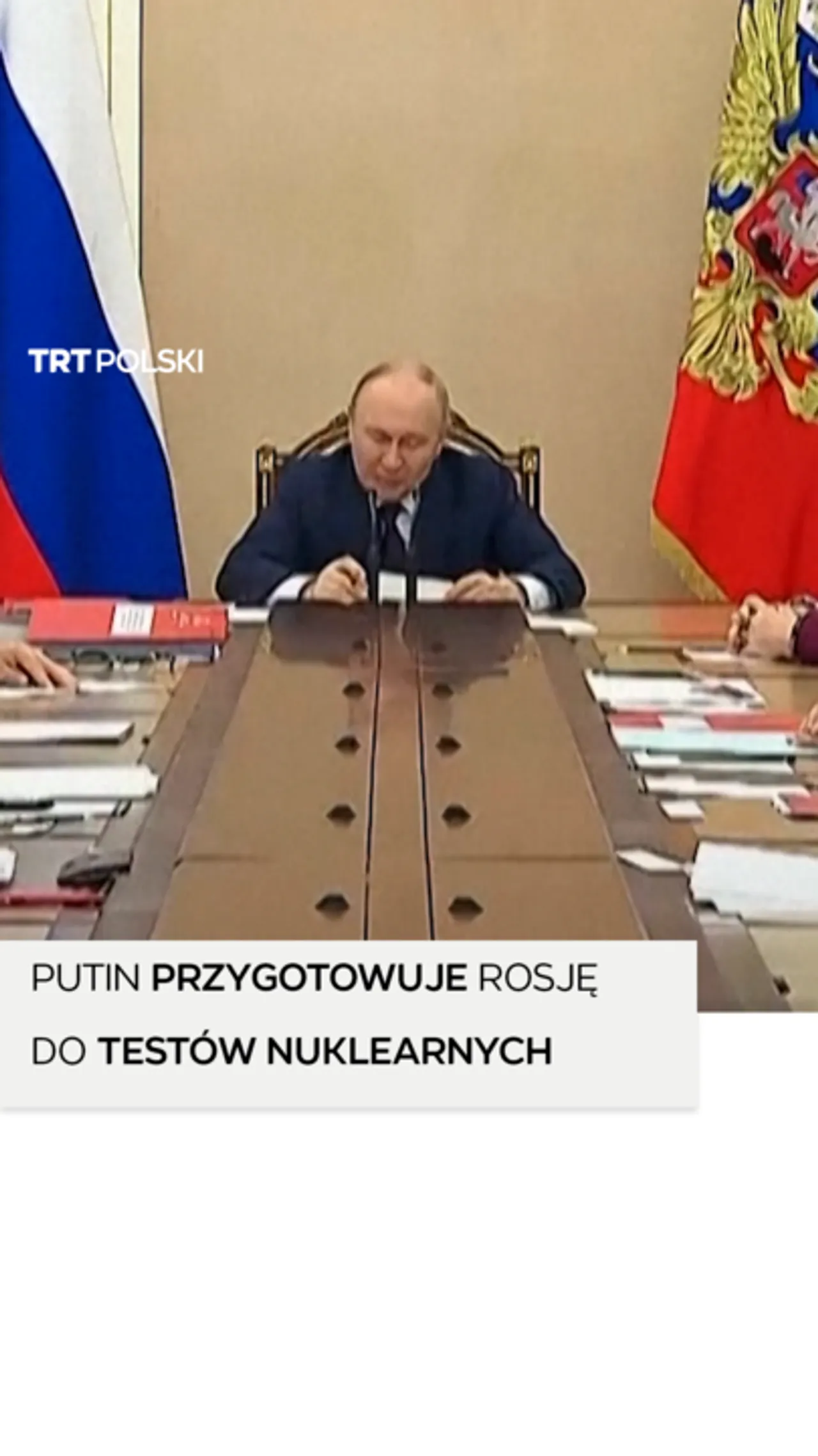 Putin zlecił przygotowanie planów ewentualnych prób jądrowych