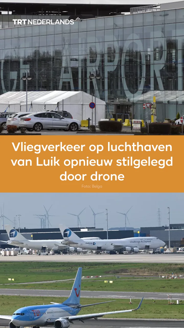 Vliegverkeer op luchthaven van Luik opnieuw stilgelegd door drone