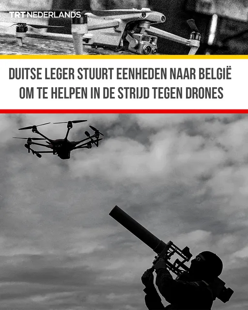 Duitse leger stuurt eenheden naar België om te helpen in de strijd tegen drones