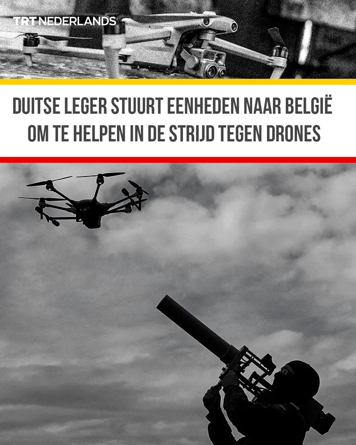 Duitse leger stuurt eenheden naar België om te helpen in de strijd tegen drones
