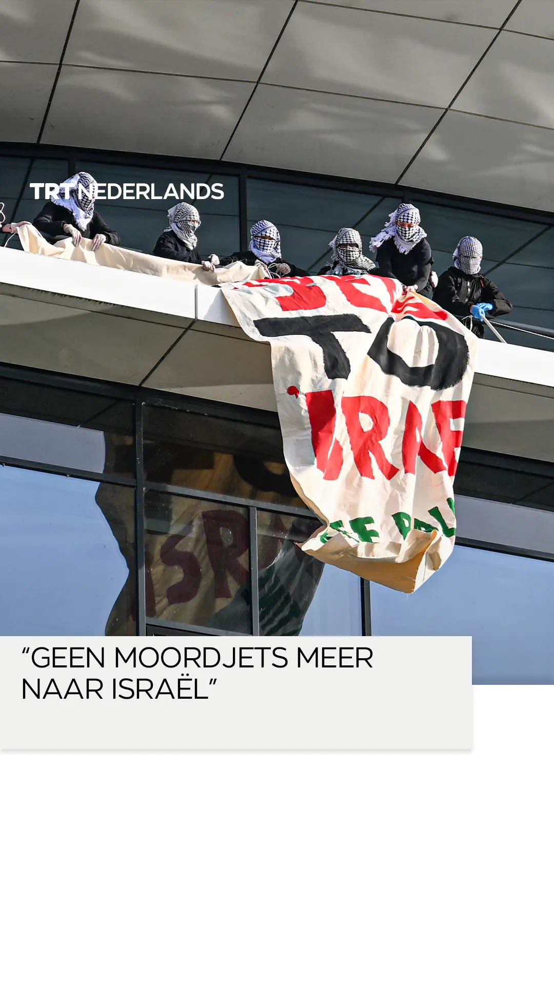 Activisten protesteren tegen Fokkers productie van F-35-onderdelen gebruikt bij luchtaanvallen Gaza
