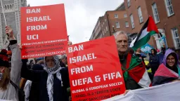 فدراسیون فوتبال ایرلند از درخواست تعلیق اسرائیل از رقابت‌های اروپایی حمایت کرد