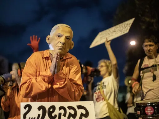 İzraildä xalıq xökümät räise Netanyaxunıñ ilbaşınnan yarlıqaw sorawına protest belderde