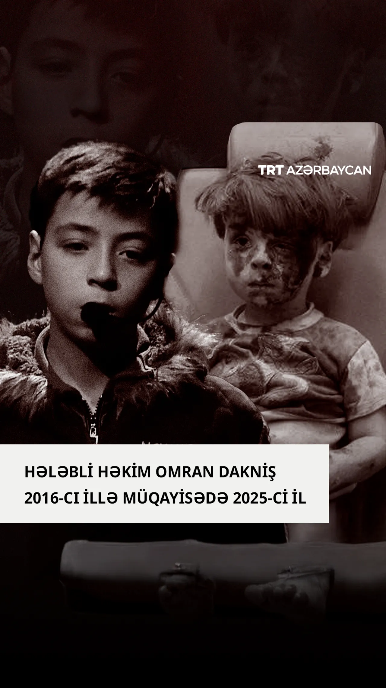 Hələbli həkim Omran Dakniş Əsəd rejiminin süquta uğramasının ildönümü ərəfəsində danışdı