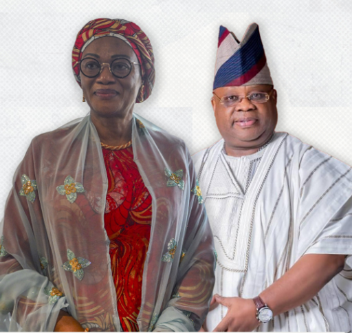 Nigerian First Lady Remi stops governor from singing