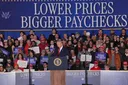 Trump hails economic record, dismisses affordability concerns as Democratic 'hoax'