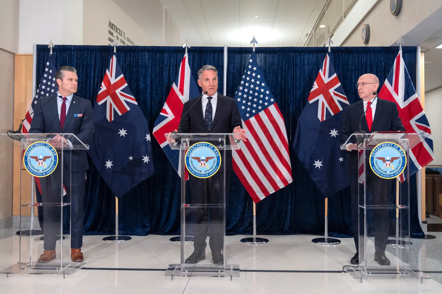 ایالات متحده، استرالیا و بریتانیا بر تعهد خود به مشارکت امنیتی سه‌جانبه تأکید کردند