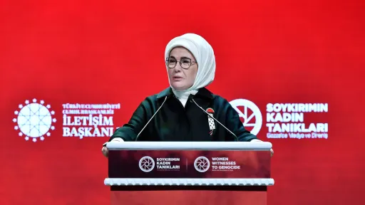 Емине Ердоған Газадағы журналист әйелдердің ержүректілігін жоғары бағалады