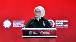 بانوی اول ترکیه از خرد و شجاعت روزنامه‌نگاران زن در غزه تمجید کرد